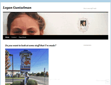 Tablet Screenshot of loganguntzelman.com